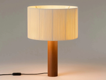 MORAGAS - LED Sapele wood table lamp by Santa & Cole - view 2